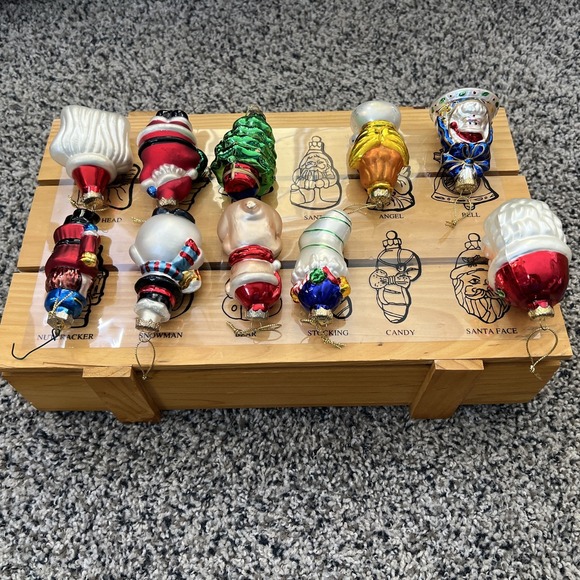 Thomas Pacconi Museum Series Christmas Ornaments 10 Pc Set In